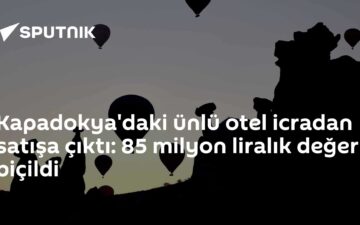 Kapadokya otel icra satış