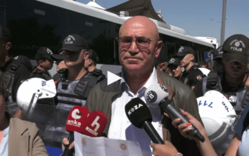 madenciler polis ablukası