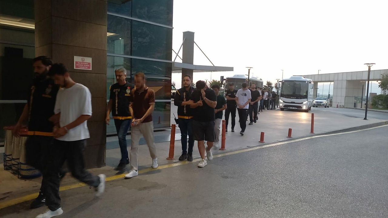 suç örgütü operasyonu