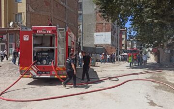 konteyner yangını