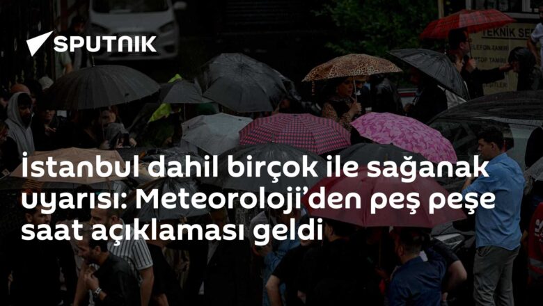 sağanak uyarısı